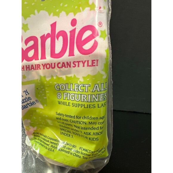 1992 McDonald’s Barbie Paint ‘N Dazzle Happy Meal Toy NIB - Picture 3 of 10